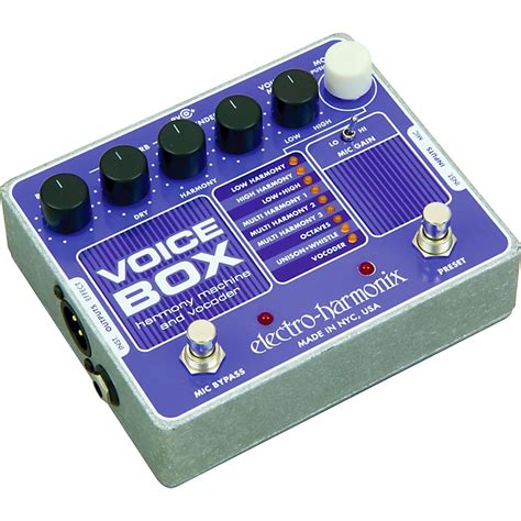 electro-harmonix voice box power supply|harmony box for singing.